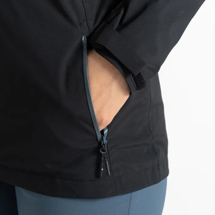 Dare 2b Switch Up Recycled Waterproof Jacket Black Women Waterproof Jackets