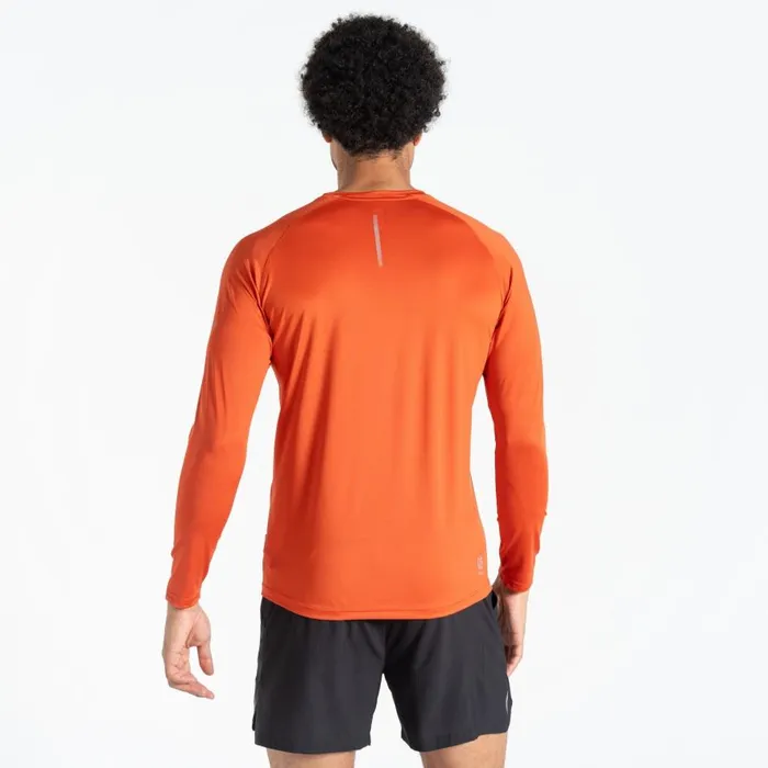 Dare 2b Tech Long Sleeved TShirt Cinnamon Men Graphic TShirts