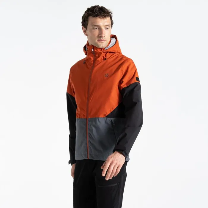 Dare 2b Terrain Waterproof Jacket Roobios Tea Brown Men Waterproof Jackets
