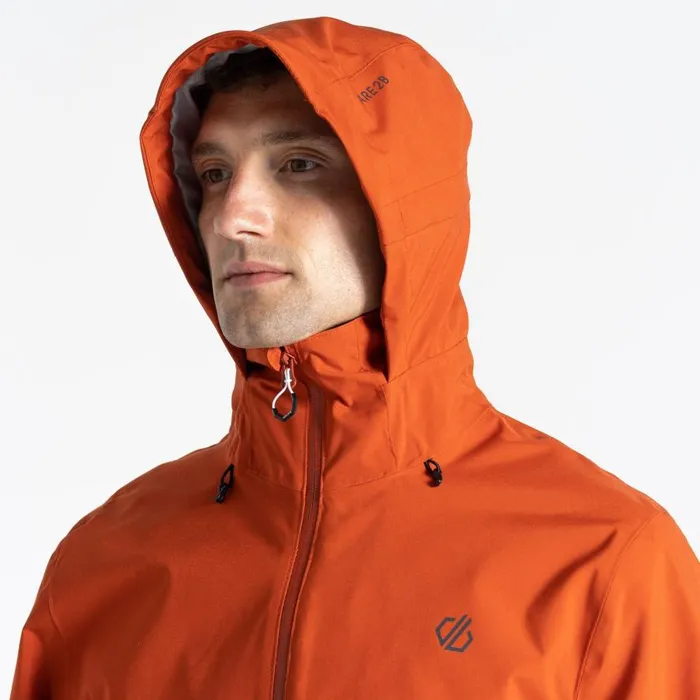 Dare 2b Terrain Waterproof Jacket Roobios Tea Brown Men Waterproof Jackets