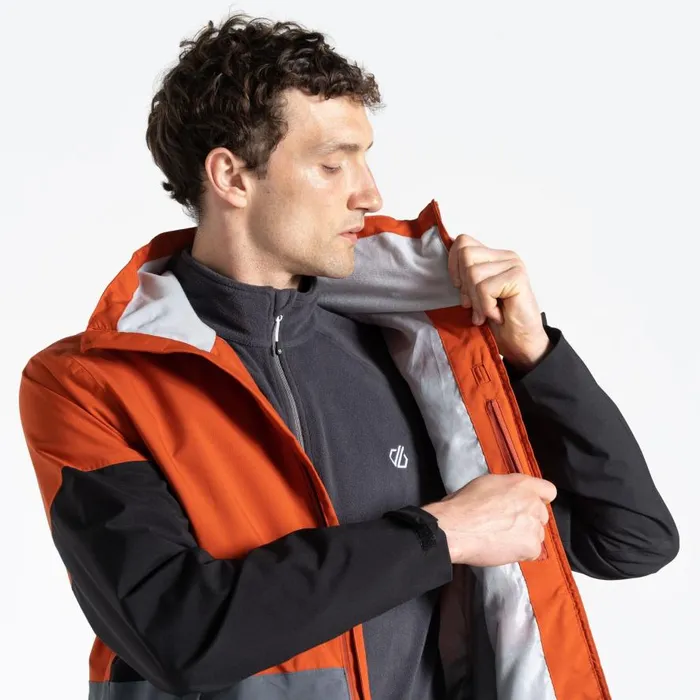 Dare 2b Terrain Waterproof Jacket Roobios Tea Brown Men Waterproof Jackets