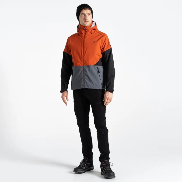 Dare 2b Terrain Waterproof Jacket Roobios Tea Brown Men Waterproof Jackets