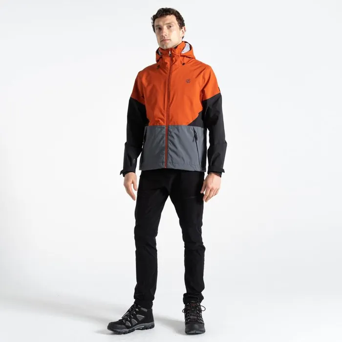Dare 2b Terrain Waterproof Jacket Roobios Tea Brown Men Waterproof Jackets