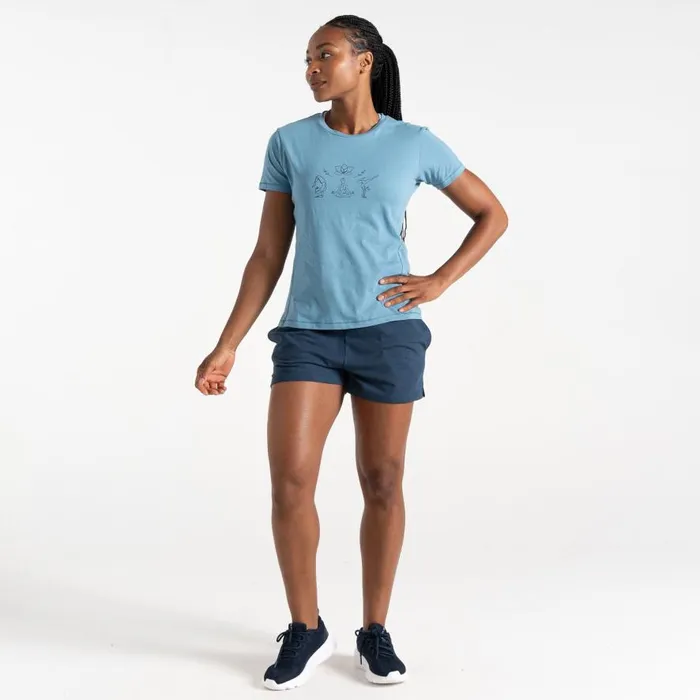 Dare 2b Tranquility II TShirt Niagara Blue Women Graphic TShirts