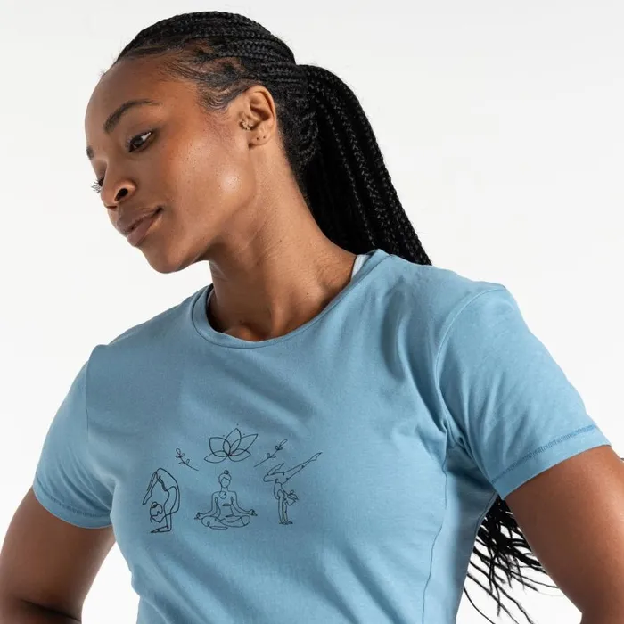 Dare 2b Tranquility II TShirt Niagara Blue Women Graphic TShirts
