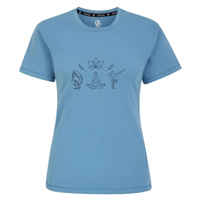 Dare 2b Tranquility II TShirt Niagara Blue Women Graphic TShirts