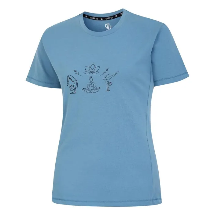 Dare 2b Tranquility II TShirt Niagara Blue Women Graphic TShirts