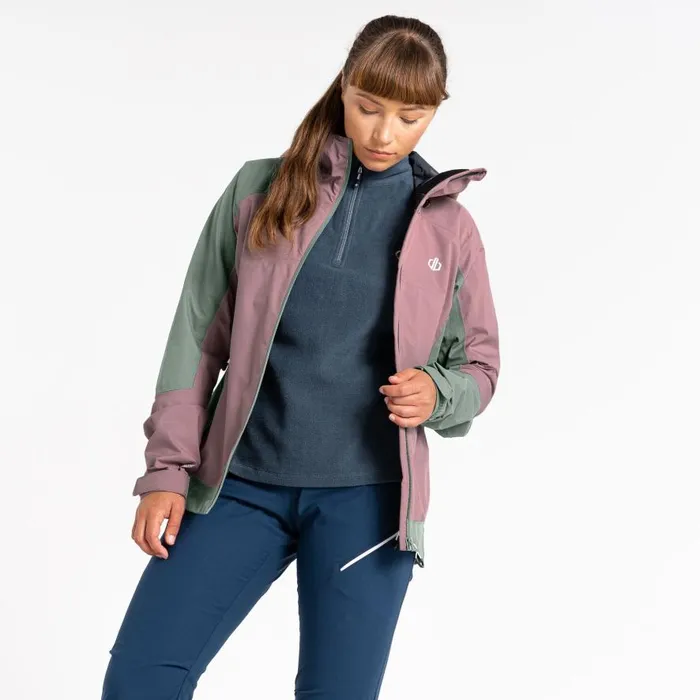 Dare 2b Traversing Waterproof Jacket Dusty Rose Women Waterproof Jackets