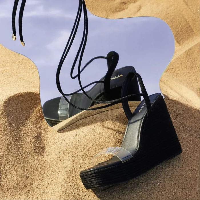 Devonteriel Black Women ALDO Sandals