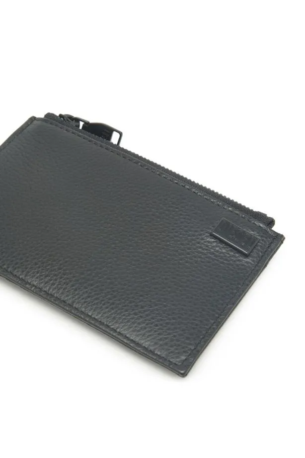 Diesel Card Holder Coin M Black Women Wallets