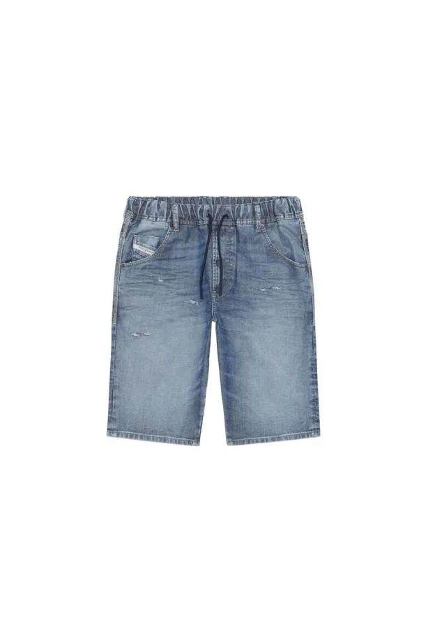 Diesel Dkrooshort Joggjeans Medium Blue Men Pants and Shorts