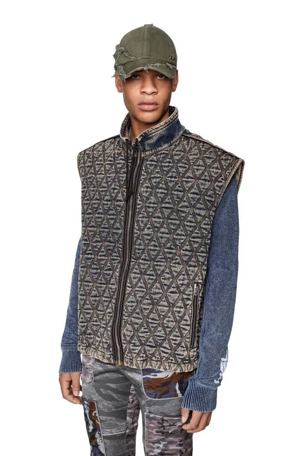 Diesel Dkurfs Blue Men Jackets
