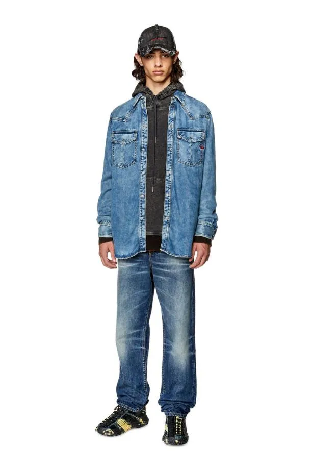 Diesel Docean Medium Blue Men Shirts