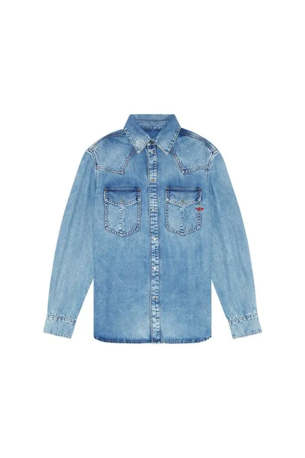 Diesel Docean Medium Blue Men Shirts