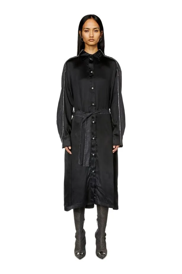 Diesel Dpaigestram Black Women Dresses