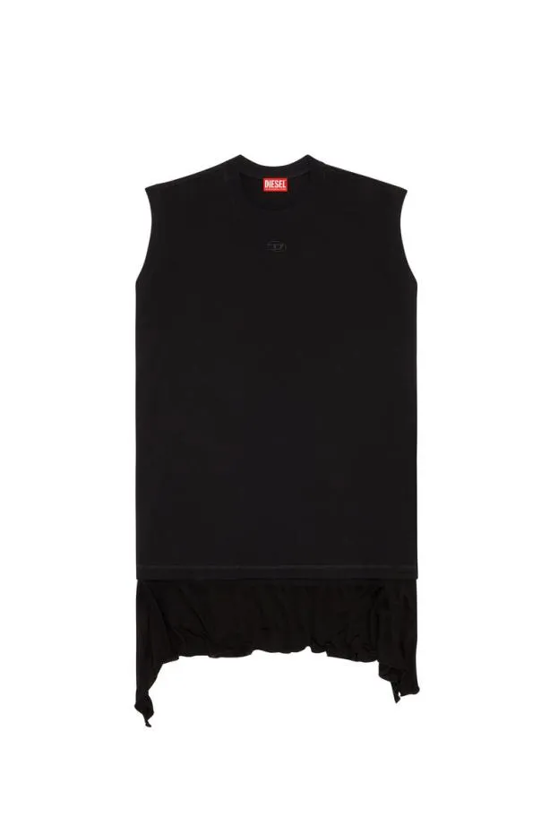 Diesel Drollettynw Black Women Dresses