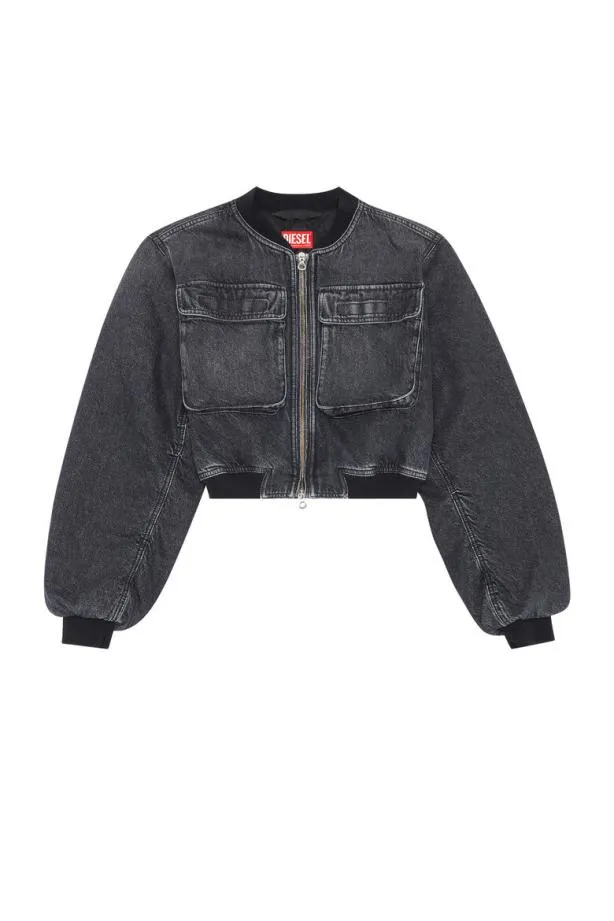 Diesel Dekhlos Black Women Jackets