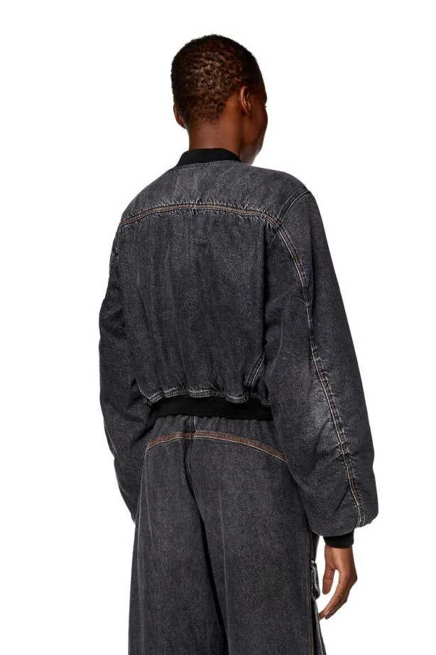 Diesel Dekhlos Black Women Jackets