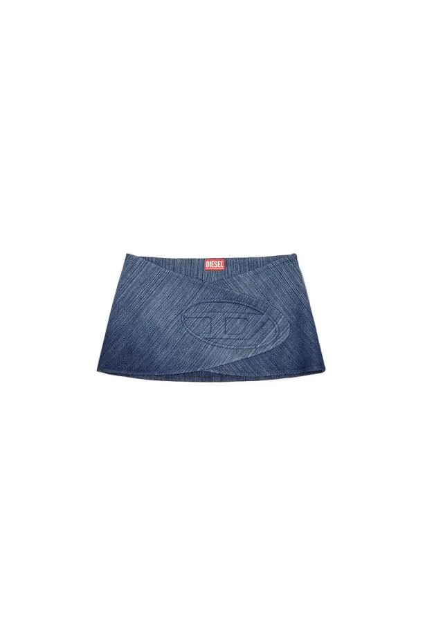 Diesel Delorifsd Dark Blue Women Skirts