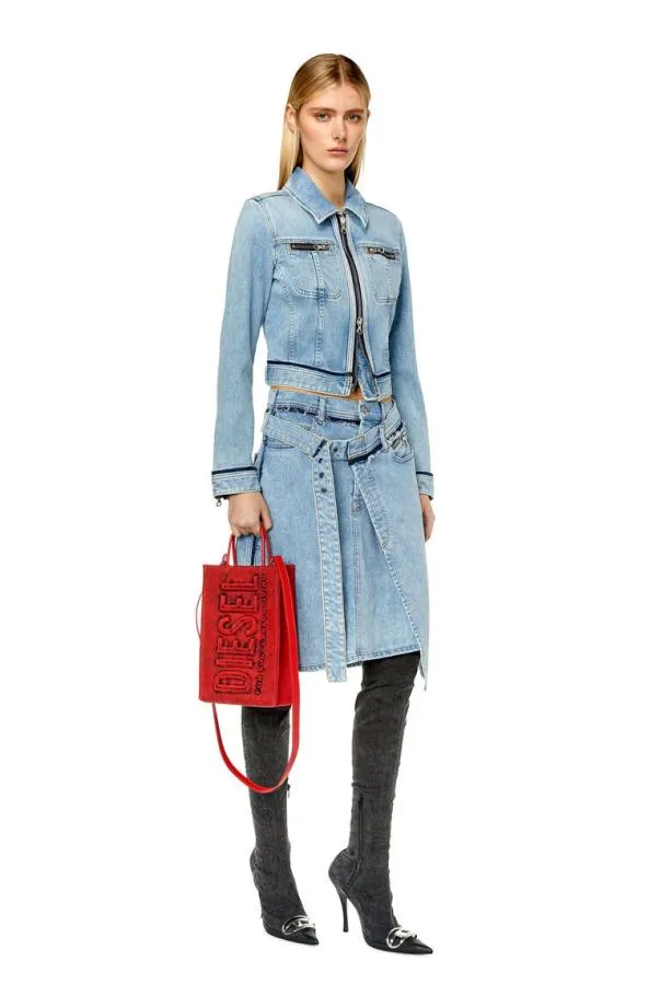 Diesel Dependencemid Light Blue Women Skirts