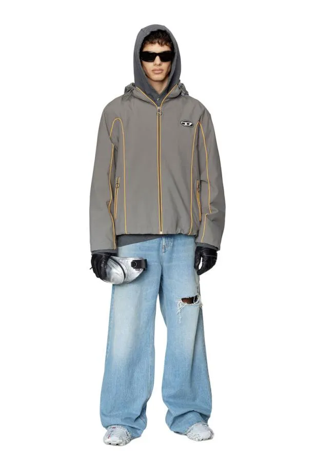 Diesel Jhives Grey Men Jackets