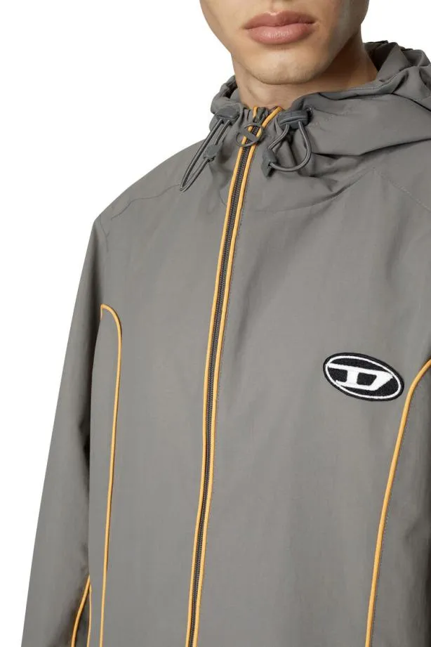 Diesel Jhives Grey Men Jackets
