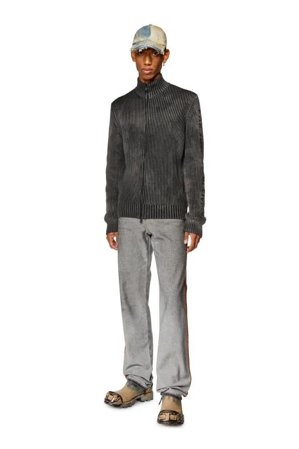 Diesel Kaloni Black Men Knitwear