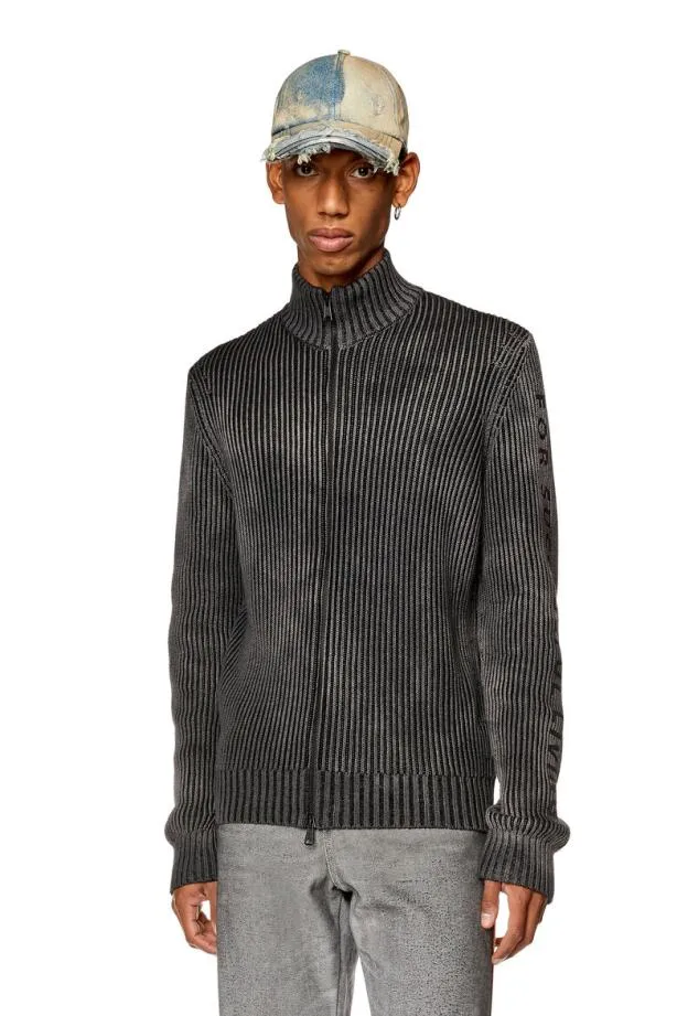 Diesel Kaloni Black Men Knitwear
