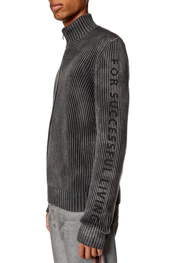 Diesel Kaloni Black Men Knitwear