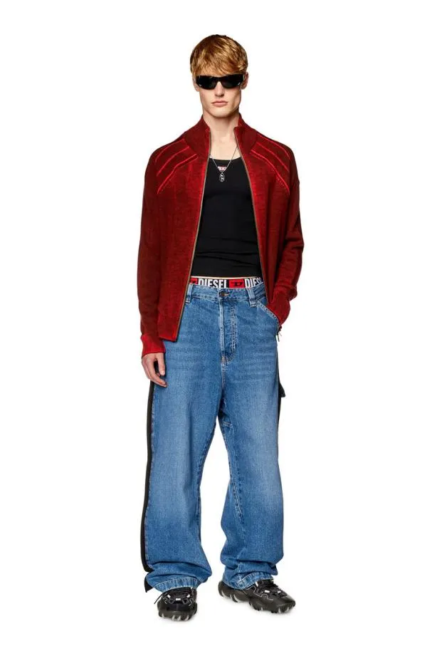 Diesel Kirini Red Men Knitwear