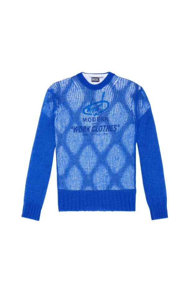 Diesel Klansing Blue Men Knitwear