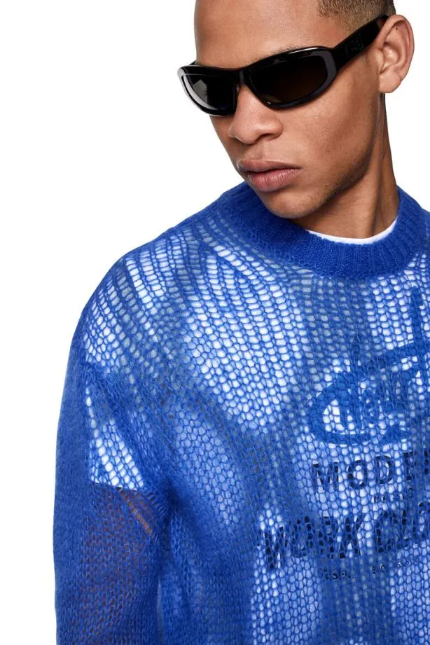 Diesel Klansing Blue Men Knitwear