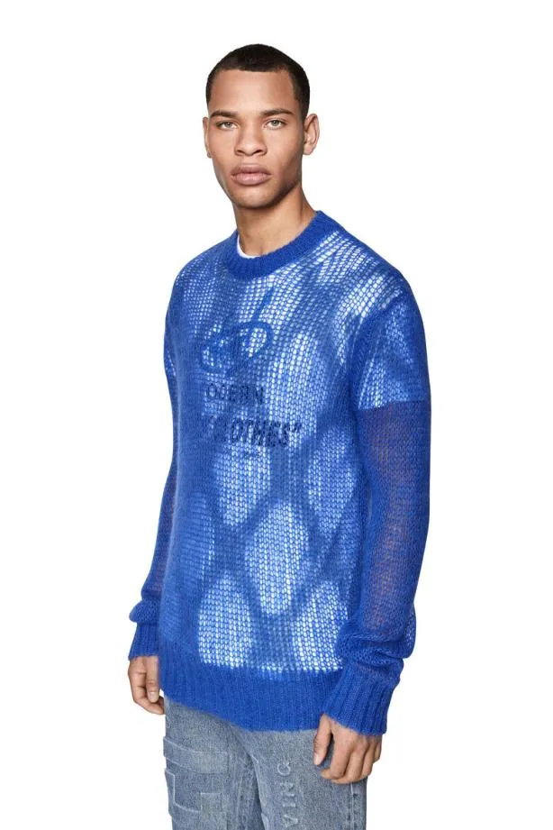 Diesel Klansing Blue Men Knitwear