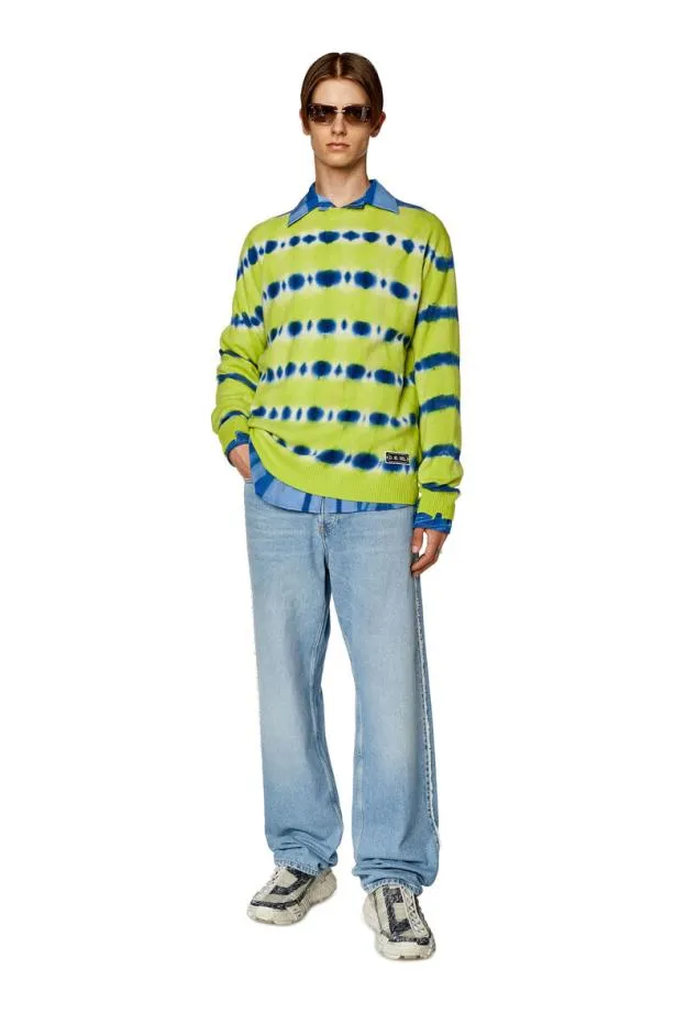 Diesel Kro Bluegreen Men Knitwear