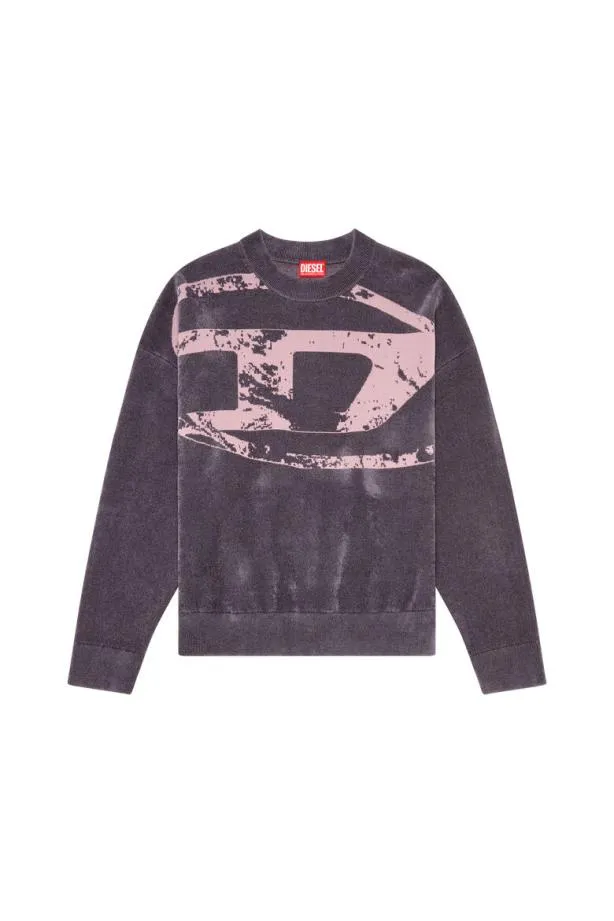 Diesel Ktria Grey Men Knitwear