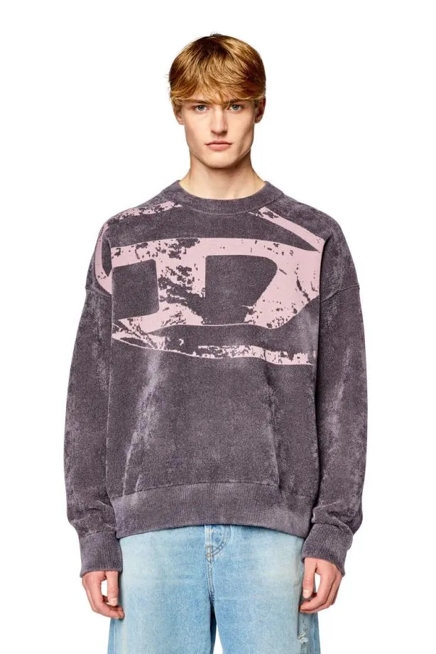 Diesel Ktria Grey Men Knitwear