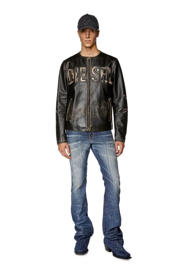 Diesel Lmet Black Men Jackets