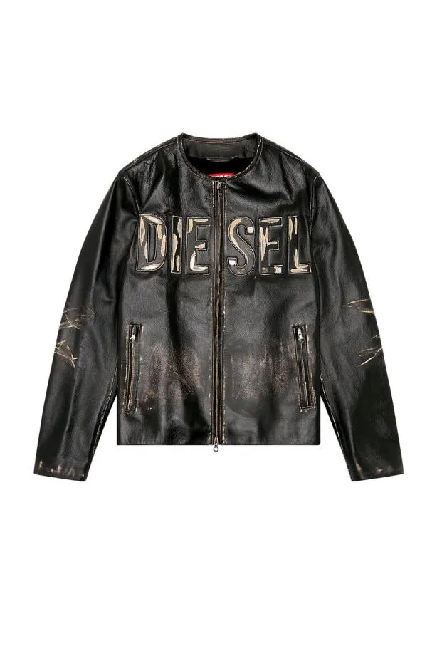 Diesel Lmet Black Men Jackets