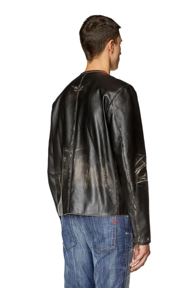 Diesel Lmet Black Men Jackets