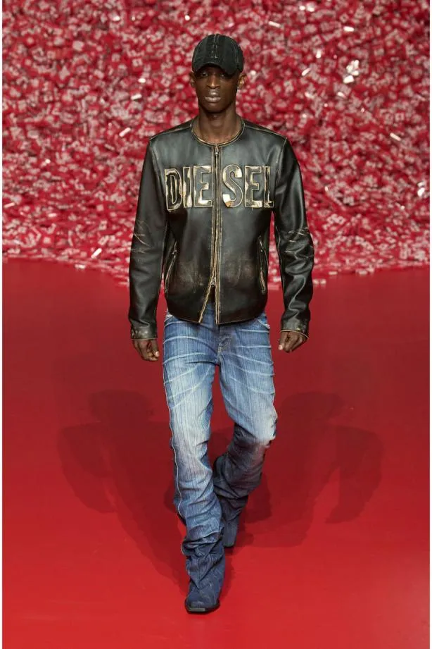 Diesel Lmet Black Men Jackets