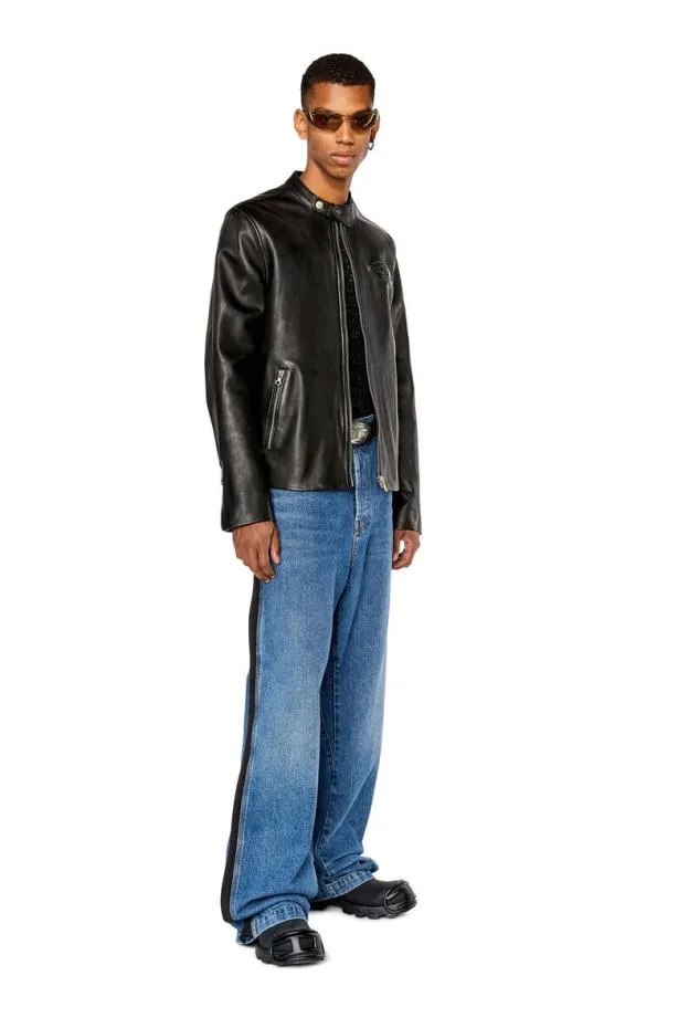 Diesel Lmetalo Black Men Jackets