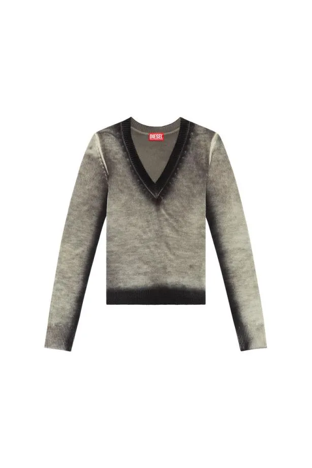 Diesel Mkos Grey Women Knitwear