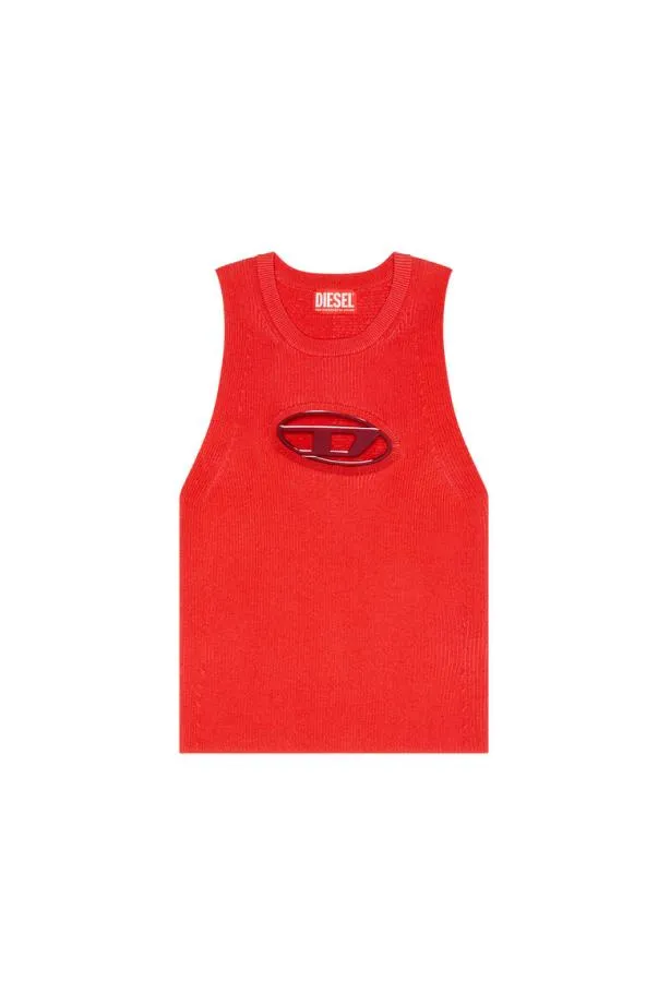 Diesel Monervatop Red Women Knitwear