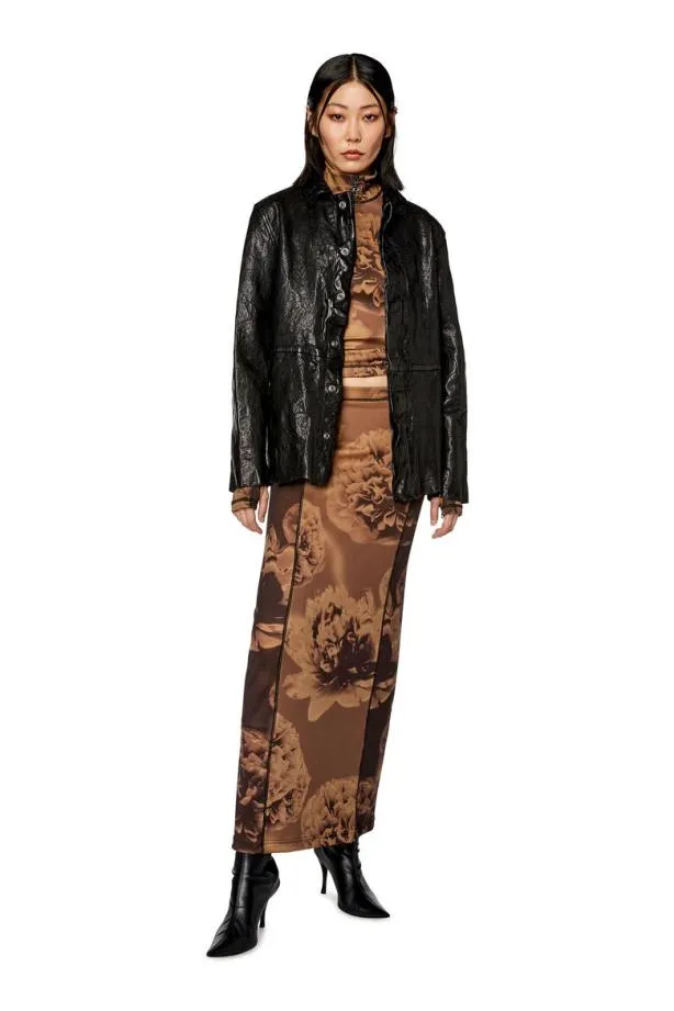 Diesel Oclairinne Brownblack Women Skirts