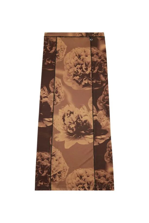 Diesel Oclairinne Brownblack Women Skirts