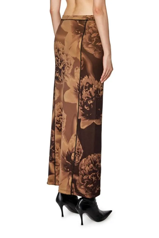 Diesel Oclairinne Brownblack Women Skirts