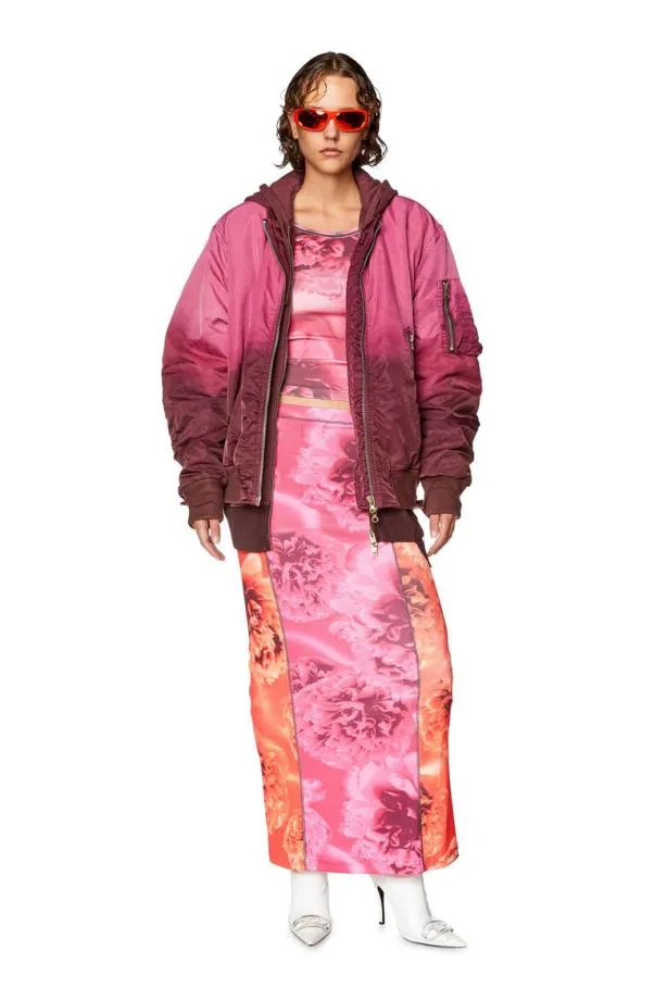 Diesel Oclairinne Pink Women Skirts