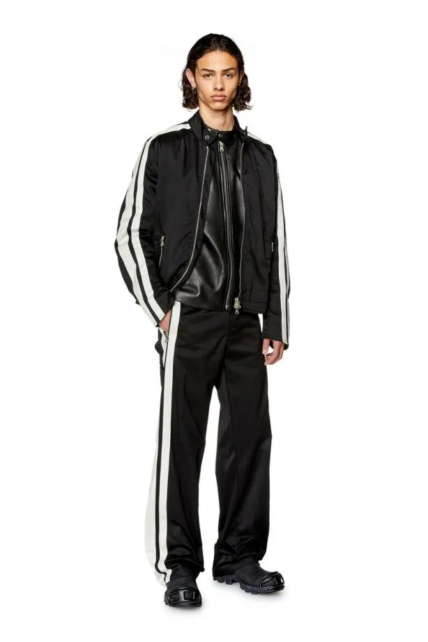 Diesel Pbeck Blackwhite Men Pants and Shorts