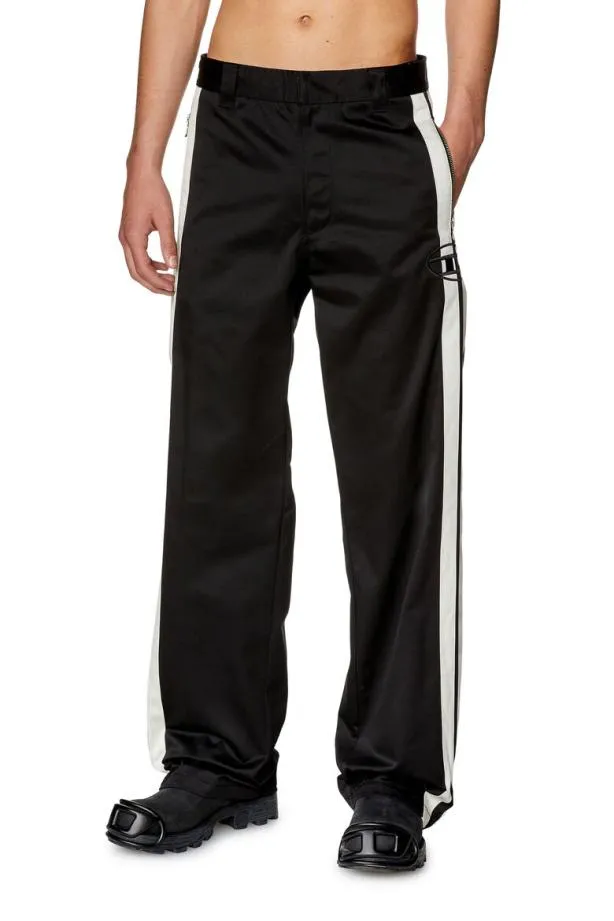 Diesel Pbeck Blackwhite Men Pants and Shorts