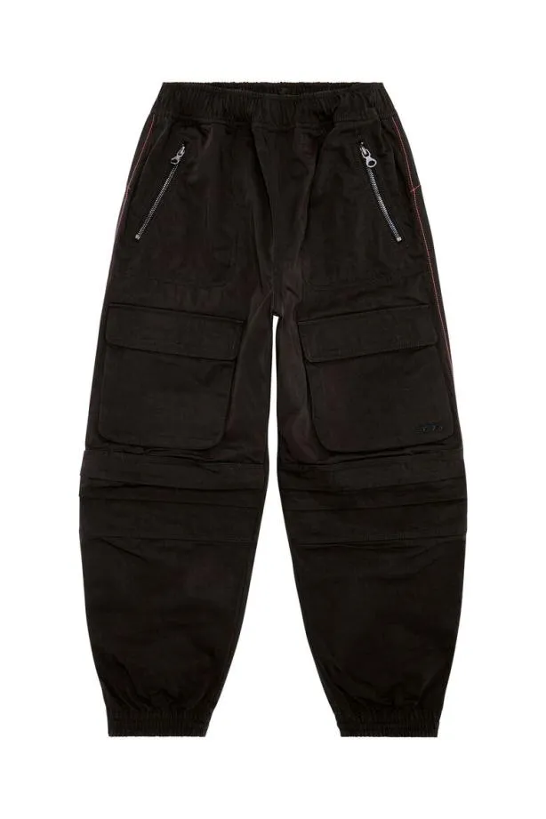 Diesel Pmirt Black Women Pants and Shorts